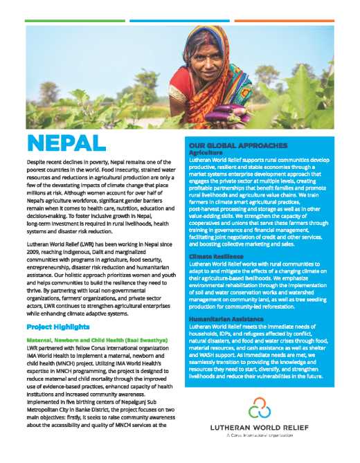 Nepal Country Overview